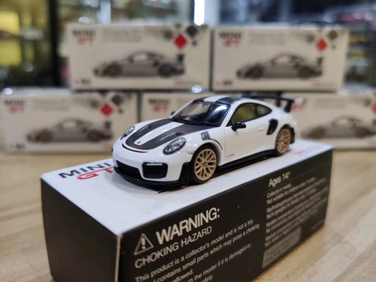 1:64 MINI GT Porsche 911 GT2 RS Turbo Alloy Toy Car Model – Precision Diecast Replica